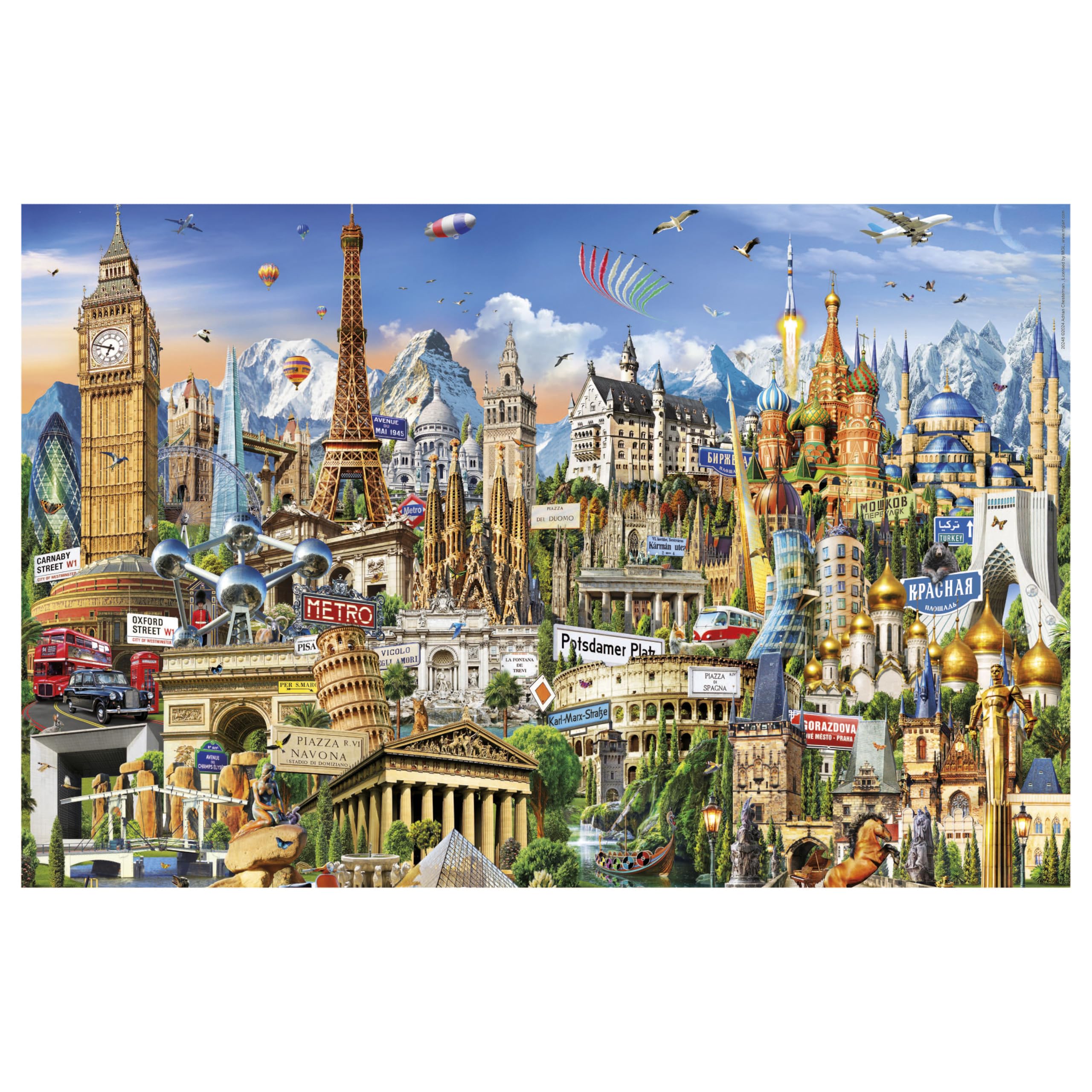 Amazon.com: Educa - 1000 Piece Puzzle for Adults World's Smallest